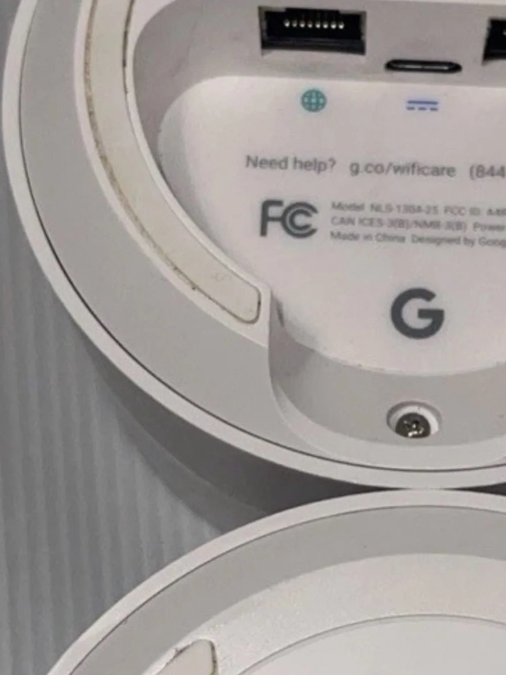 Google WiFi System Router NLS-1304-25 Lot Of 2 - No Power Supply - Picture 3 of 3